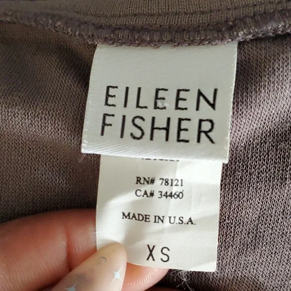 Eileen fisher gray stretch maxi dress size xs - Picture 9 of 14